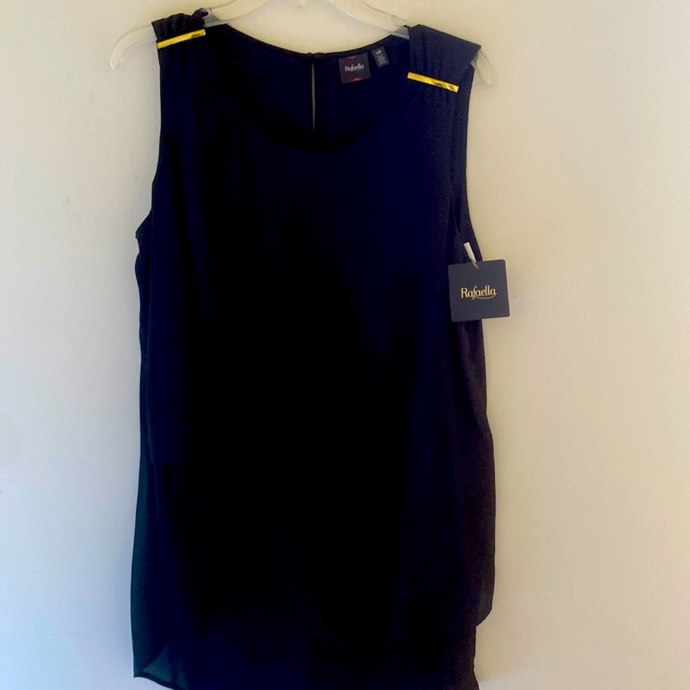 Rafaela New with tags draped high/low dressy top!
